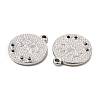 304 Stainless Steel Pendant Rhinestone Settings STAS-E182-04P-2