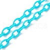Transparent Acrylic Flower Pendants Necklaces NJEW-JN03521-04-5