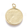 Brass Pendants ZIRC-M108-56G-2