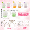 SUNNYCLUE DIY Imitation Milk Tea Kaychain Making Kit DIY-SC0020-68-2