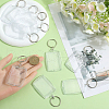 SOFPLATE 50Pcs Acrylic Photo Frame Keychain ZXFQ-SP0001-01-3