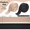 BENECREAT 4M 2 Colors Polyester Non-Slip Silicone Gripper Band OCOR-BC0007-31-2