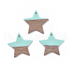 Resin & Walnut Wood Pendants RESI-T023-23C-1