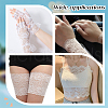 Polyester Elastic Flower Lace Trim Fabric DIY-WH0632-94B-7