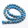 Synthetic Imperial Jasper Beads Strands G-I199-35-6mm-E-2