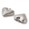 Non-Tarnish 304 Stainless Steel Pendants STAS-L022-032P-01-2