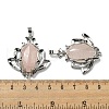 Natural Rose Quartz Pendants G-M434-04P-21-3