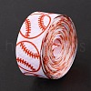 Baseball Pattern Heat Transfer Polyester Ribbons OCOR-WH0066-65D-2