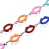 Brass Enamel Chains CHC-T012-24P-4