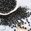 Transparent Inside Colours Glass Seed Beads SEED-H002-A-C229-1