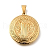 316 Stainless Steel Locket Pendants STAS-C123-04A-G-1