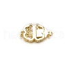 Brass Rhinestone Box Clasps KK-WH0045-05G-2