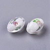 Handmade Silver Foil Glass Lampwork Beads X-LAMP-Q030-02P-2