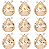 Beebeecraft 10Pcs Brass Pendants KK-BBC0010-82-1