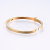 304 Stainless Steel Bangles BJEW-P222-08G-3