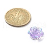 Mixed Color Resin Rose Pendants PALLOY-JF02109-02-4