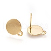 304 Stainless Steel Stud Earring Findings STAS-P221-27G-2