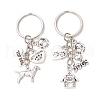 2Pcs Alloy Keychains KEYC-JKC01191-1
