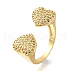 Brass Micro Pave Cubic Zirconia Open Cuff Rings for Women RJEW-K292-04G-4