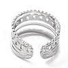 Tarnish Resistant 304 Stainless Steel Finger Rings RJEW-L102-03P-4