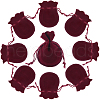 Beebeecraft 20Pcs Gourd Velvet Drawstring Bags TP-BBC0001-07A-05-1