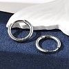 Tarnish Resistant 304 Stainless Steel Hoop Earrings EJEW-P177-P-07-2