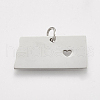 Tarnish Resistant 201 Stainless Steel Pendants STAS-T038-43-2