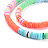 Handmade Polymer Clay Bead Strands CLAY-S096-030D-3