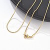 304 Stainless Steel Snake Chain Necklaces NJEW-F248-02B-G-3
