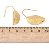 304 Stainless Steel Leaf Dangle Earrings EJEW-V012-01G-3