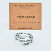 304 Stainless Steel Rotating Cuff Rings FS-WG14209-05-1