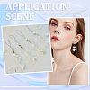 SUNNYCLUE 120Pcs 6 Styles ABS Plastic Imitation Pearl Big Beads KY-SC0002-30-5