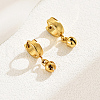 Elegant and Versatile Stainless Steel Hoop Earrings WR7294-2