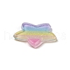 Rainbow Color Style Acrylic Plastic Cabochons X-OACR-R269-05B-2