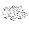 Non-Tarnish 201 Stainless Steel Pendants FIND-PW0004-16P-1