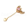 Brass Micro Pave Cubic Zirconia Pendants KK-Z112-26G-2