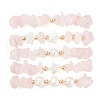 5Pcs 5 Style Natural Mixed Gemstone Chips Stretch Bracelets Set BJEW-JB09551-3