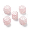 Natural Rose Quartz Cabochons G-M378-02E-1