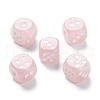 Natural Rose Quartz Cabochons G-M378-02E-1