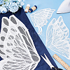 3 Pairs 3 Styles Lace Iron on/Sew On Patches PATC-FG0002-30-5