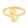 201 Stainless Steel Adjustable Ring for Women RJEW-D082-04E-2