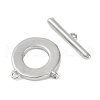 Brass & Shell Toggle Clasps KK-K391-10P-3