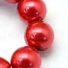 Baking Painted Pearlized Glass Pearl Round Bead Strands X-HY-Q003-6mm-74-3