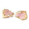 304 Stainless Steel Enamel Pendants STAS-K256-07G-03-2