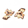 Alloy Enamel Pendants ENAM-M046-10G-H-3