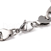 Tarnish Resistant 201 Stainless Steel Mariner Link Chain Bracelets BJEW-B078-56P-3