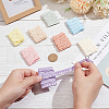  8Pcs 8 Colors 1M Polyester Ruffled Elastic Lace Trim OCOR-NB0001-93A-3