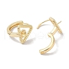 Brass Stud Earring Findings KK-U013-11G-2