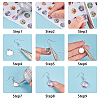 SUNNYCLUE DIY Earring Making DIY-SC0004-62S-4