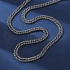 4.5MM 201 Stainless Steel Cuban Link Chain Necklaces NJEW-Q013-14C-4